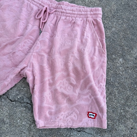 Pink Running Dog Sweat Shorts by Ice Cream Mens XL - Picture 5 of 8
